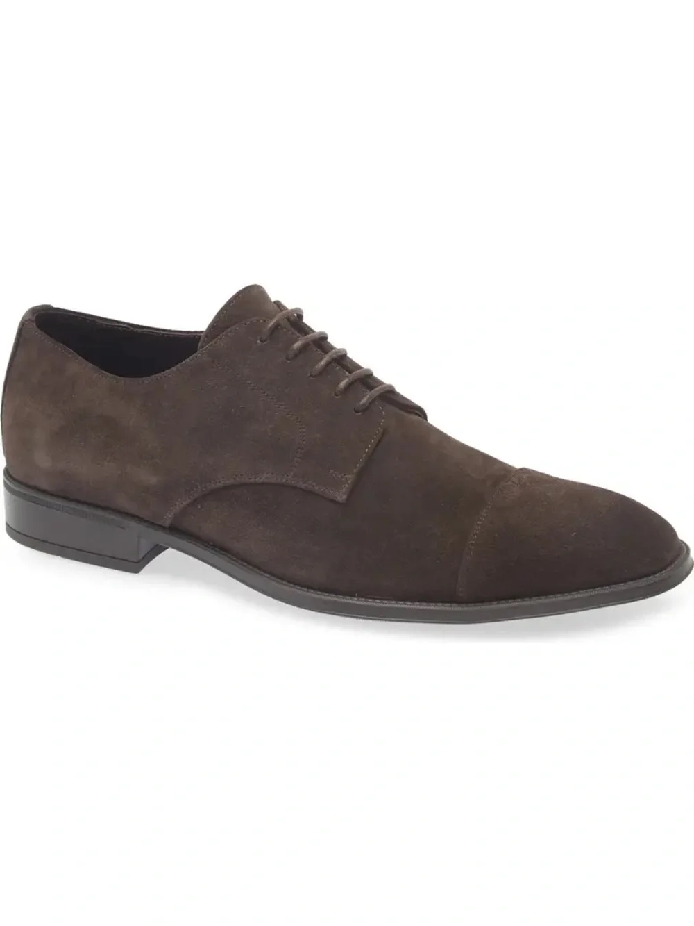 Canali NWOT Suede Cap Toe Derbies Sz 44, 11 US
